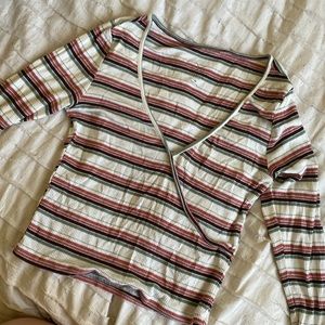 Pacsun Cropped Cross Long Sleeve